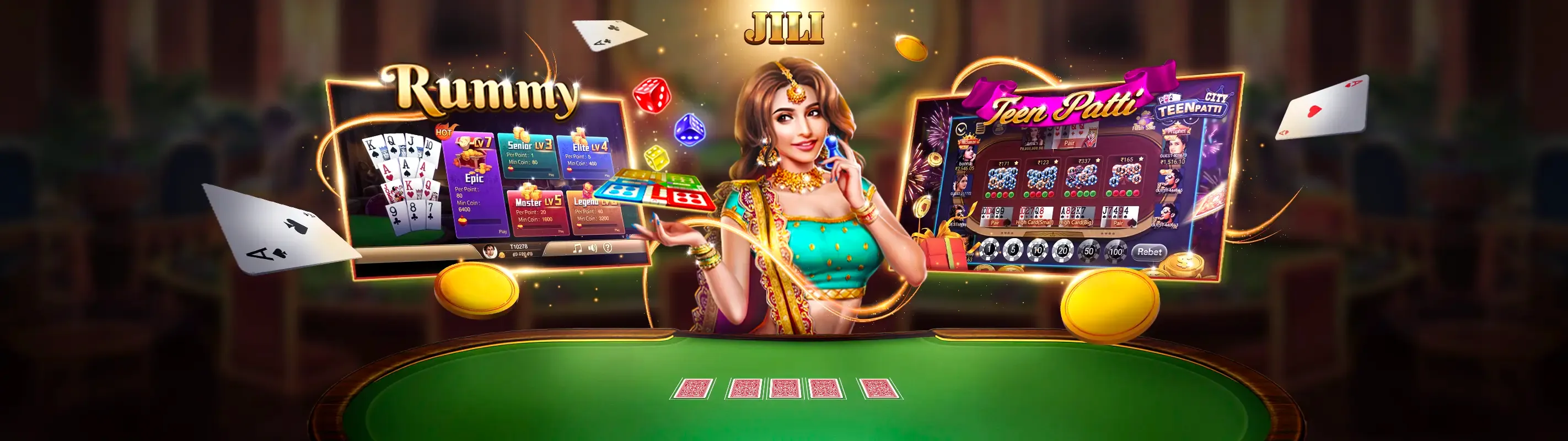 Sảnh casino trực tuyến với dealer chuyên nghiệp